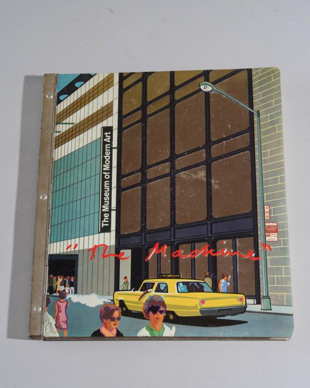 1968 MOMA Catalog The Machine, Pontus Hulten: K. G. Pontus Hulten, The Machine, as seen at the end of the mechanical age. New York Museum of Modern Art (1968). First edition catalog for the exhibition, which according to the forward is "dedicated