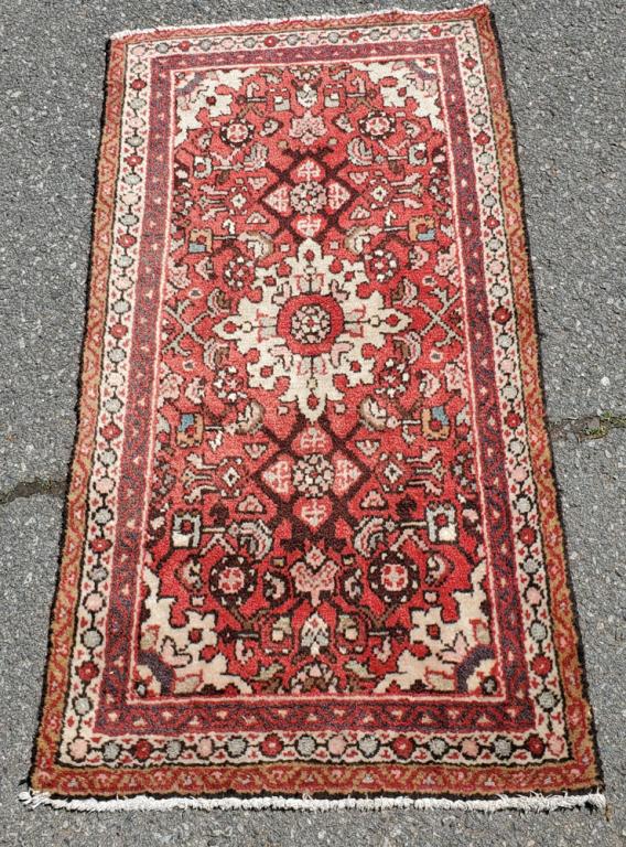 Antique Persian Saruk: Approx. 4' 2" x 2' 2".