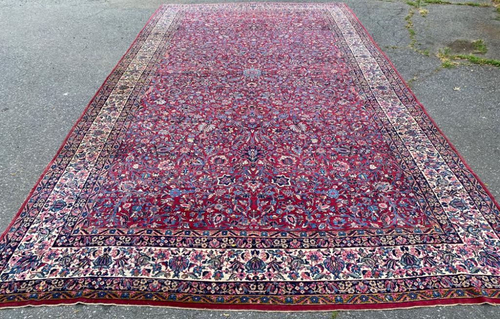 Oversize Antique Persian Kashan (1 of 8)