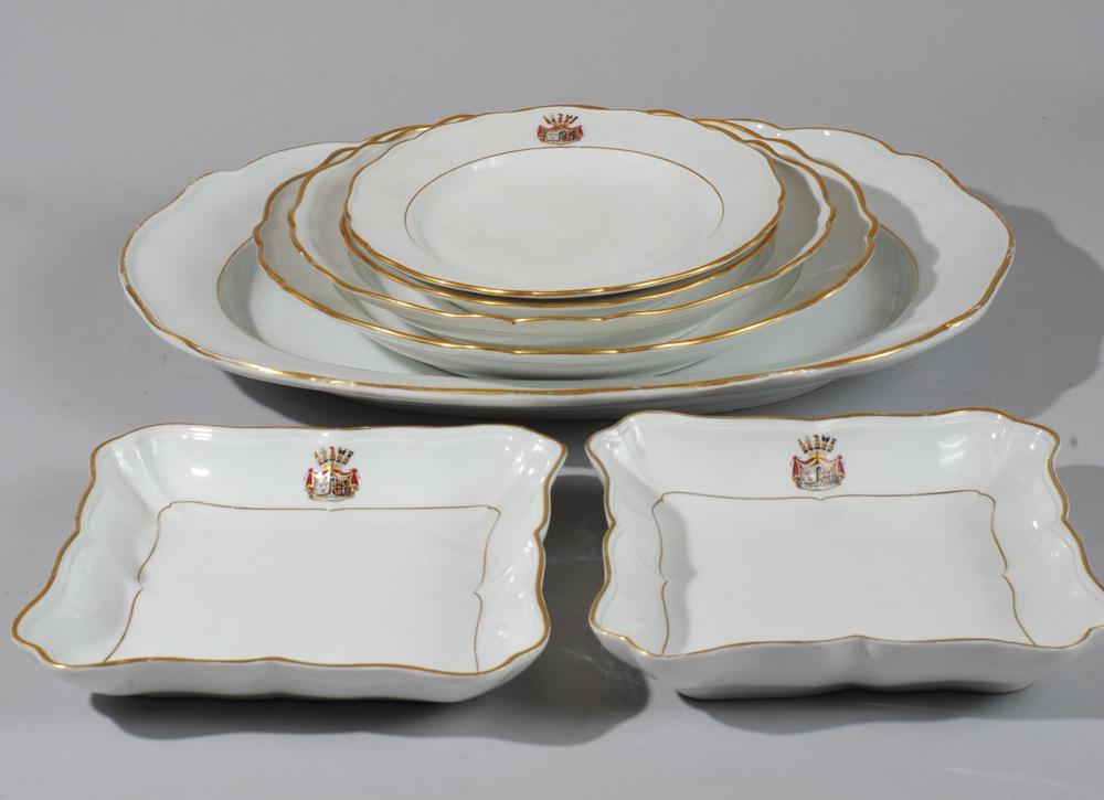 19th C. Meissen Armorial Partial Dinner Service (1 of 10)