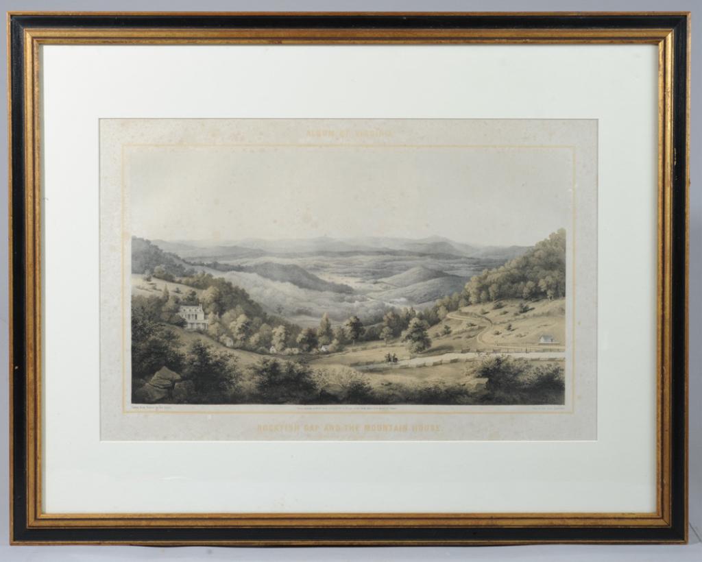 Edward Beyer Lithograph from Album of Virginia (1 of 6)