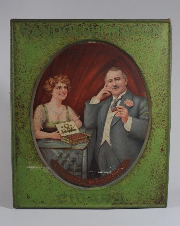 Randolph Macon Cigars Tin Sign (1 of 5)