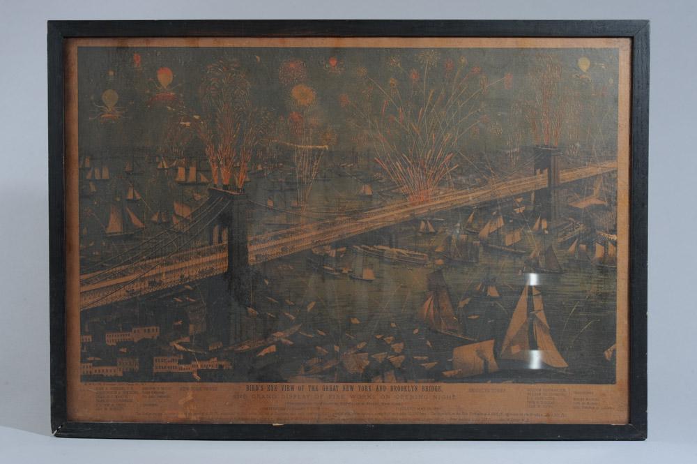 Rare Brooklyn Bridge Print (1 of 5)