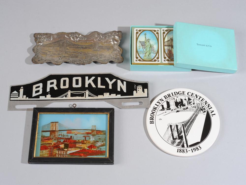 Brooklyn Bridge Tiffany Playing Cards, etc. (1 of 6)