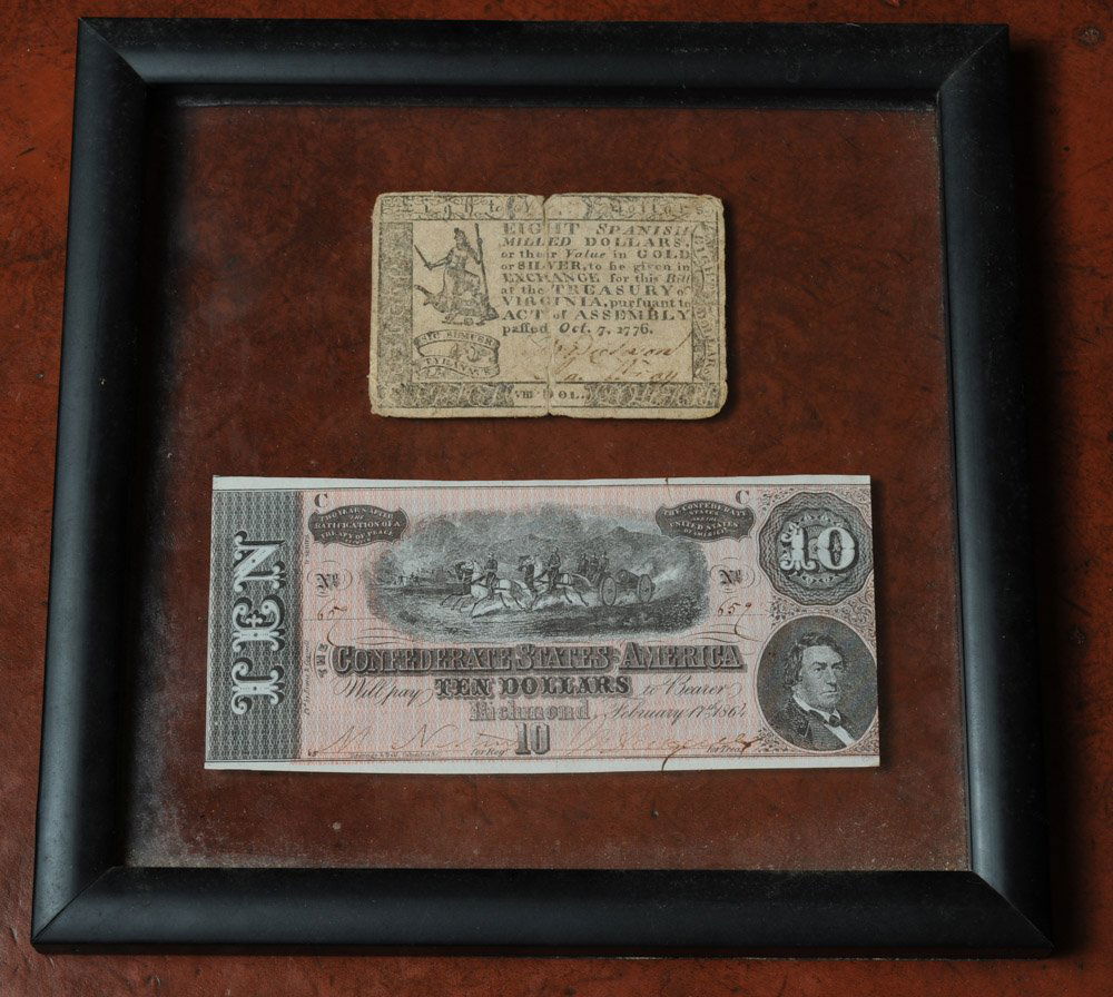 Virginia Colonial Currency & Confederate Currency (1 of 4)