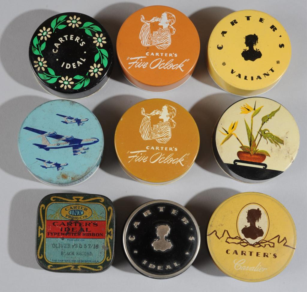 Carter's Ink Typewriter Ribbon Tins (1 of 3)