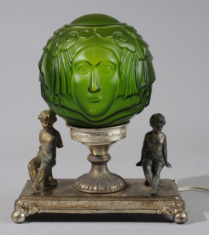 Art Deco Figural Desk Lamp (1 of 7)
