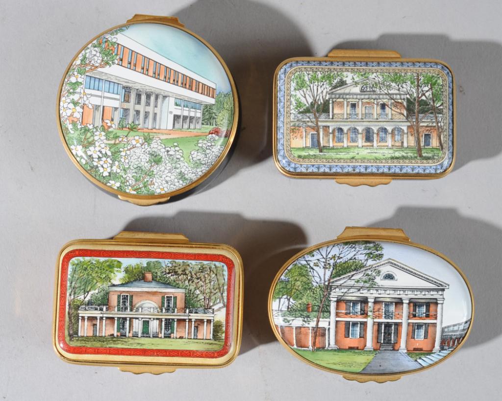 4 University of Virginia Enamel Boxes (1 of 10)