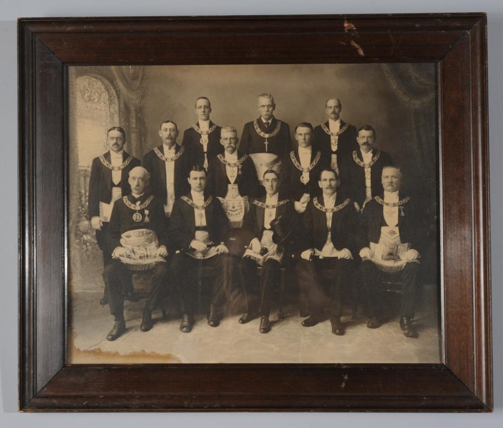 Early 20th C. Masonic Photo by by Elmer Chickering (1 of 5)