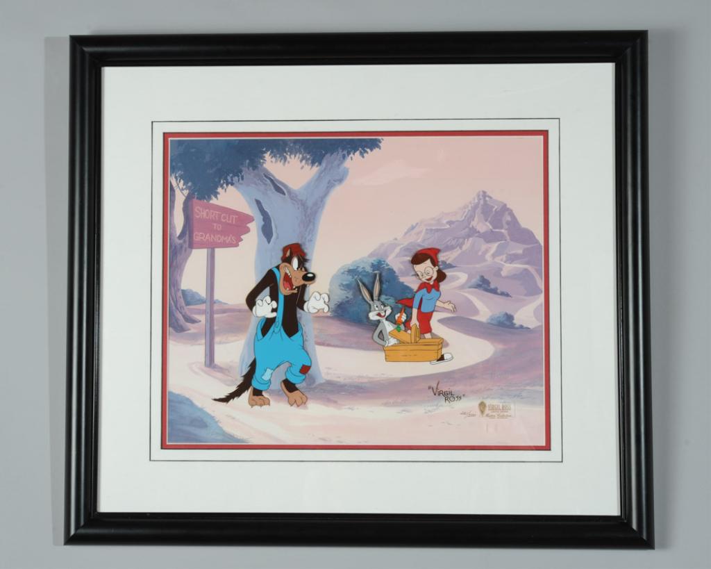 Signed Virgil Ross Warner Bros. Animation Cel (1 of 7)