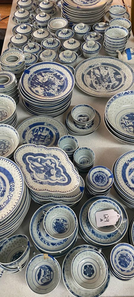 216-pc Chinese Republic Rice Grain Porcelain (1 of 17)