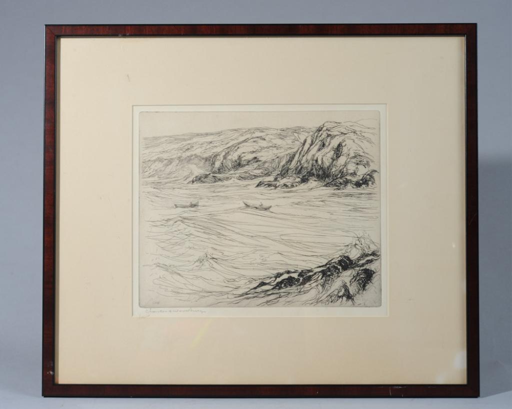 Charles H. Woodbury (1864-1940) Etching (1 of 4)