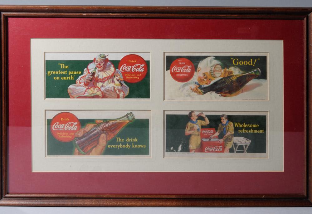 4 Vintage Coca-Cola Blotters (1 of 1)