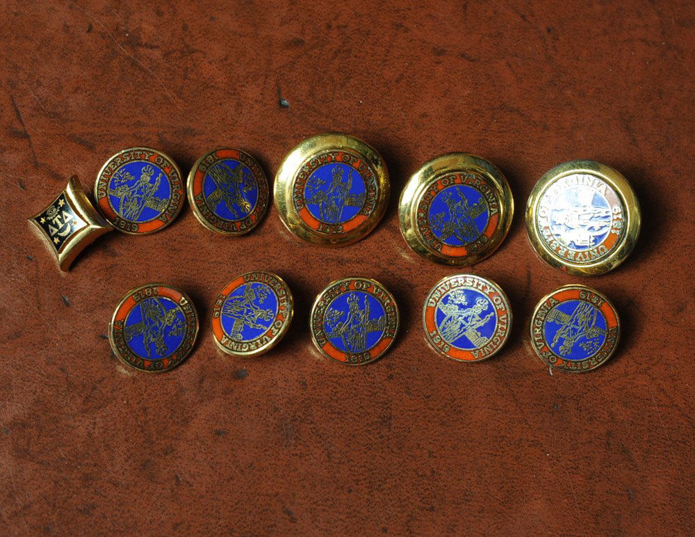 University of Virginia Blazer Buttons + Delta Tau (1 of 2)