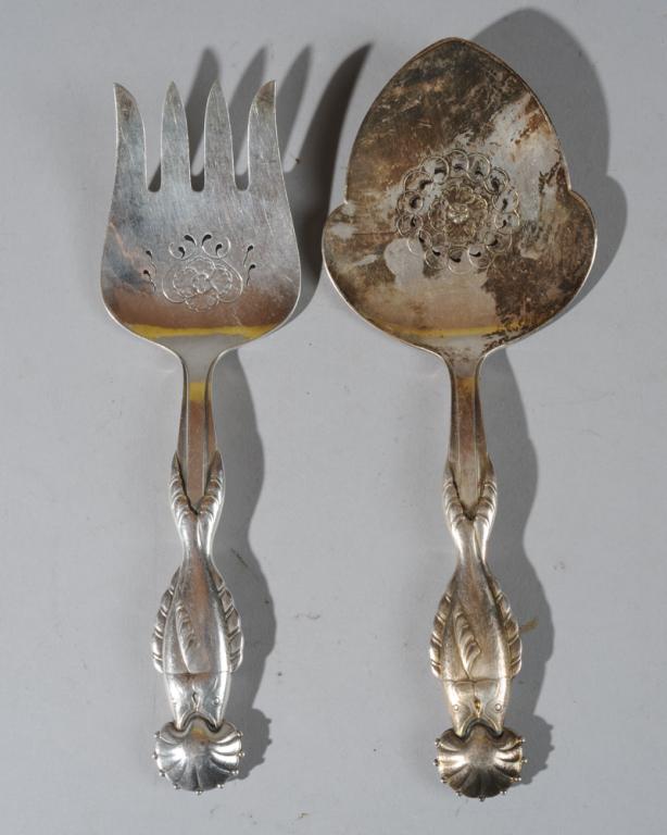 Georg Jensen Fish Serving Pair (1 of 5)