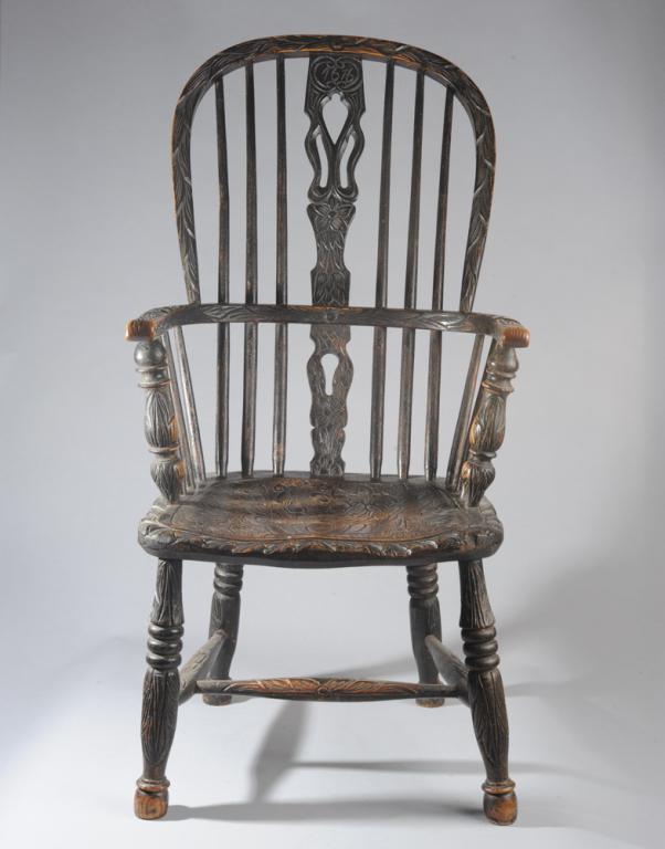 Unusual Antique English Windsor Chair (1 of 6)