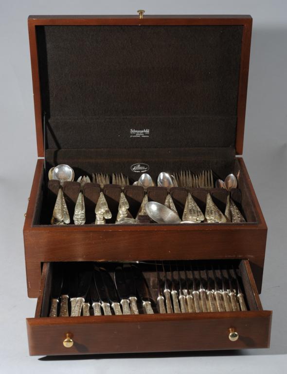 Large Lot S. Kirk & Son Old Maryland Flatware (1 of 7)