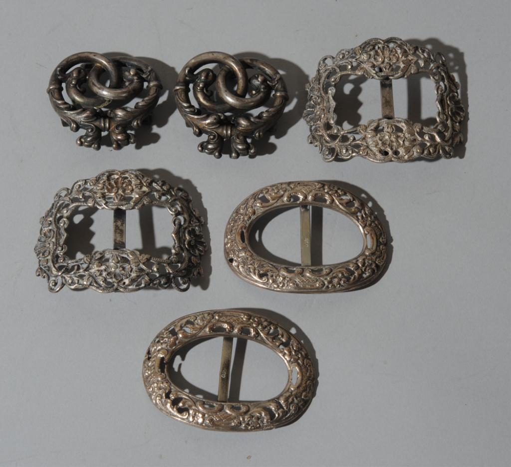Mixed Silver Buckles Grouping (1 of 1)