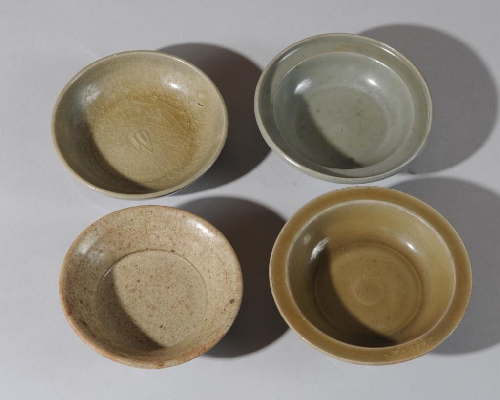 Lot Ming Celadon Bowls + (1 of 6)