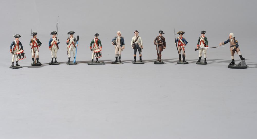 Hand Painted Lead Soldiers - Continental Army (1 of 6)