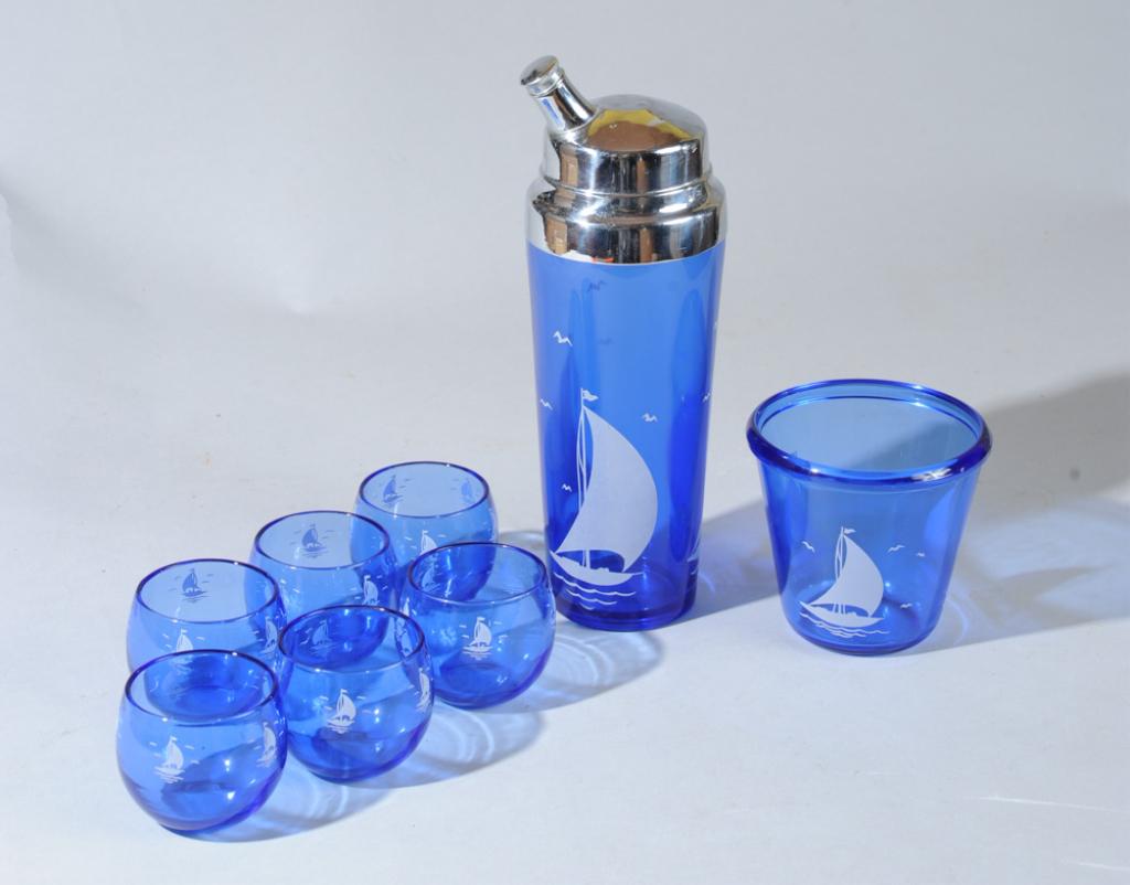 Circa 1930s Hazel Atlas Cocktail Grouping (1 of 5)