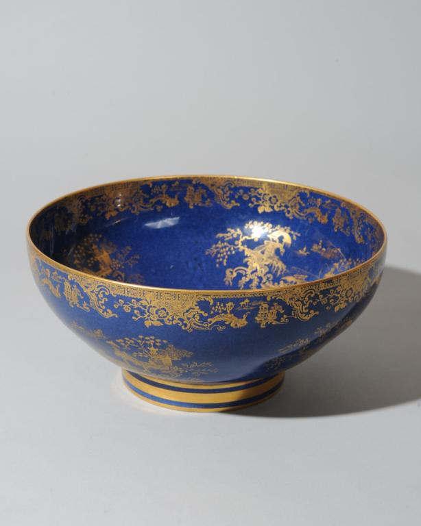 Copeland Spode Blue & Gold Chinoiserie Bowl (1 of 4)