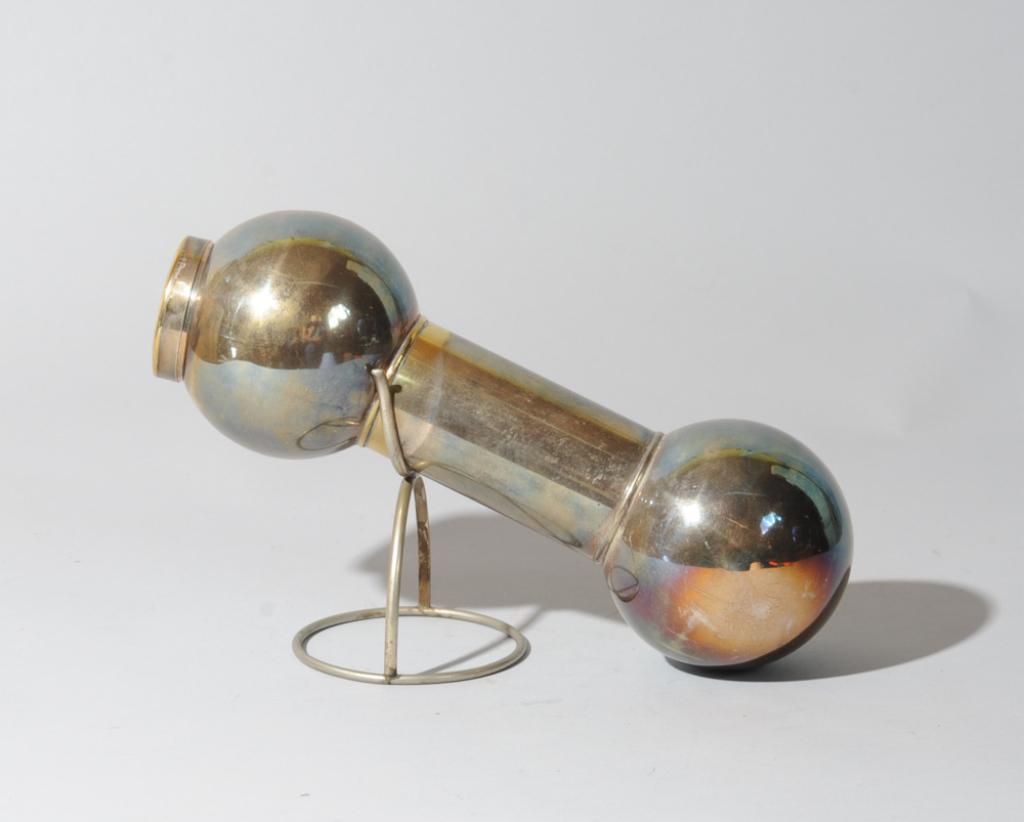 Art Deco Silverplate Dumbbell Cocktail Shaker (1 of 3)