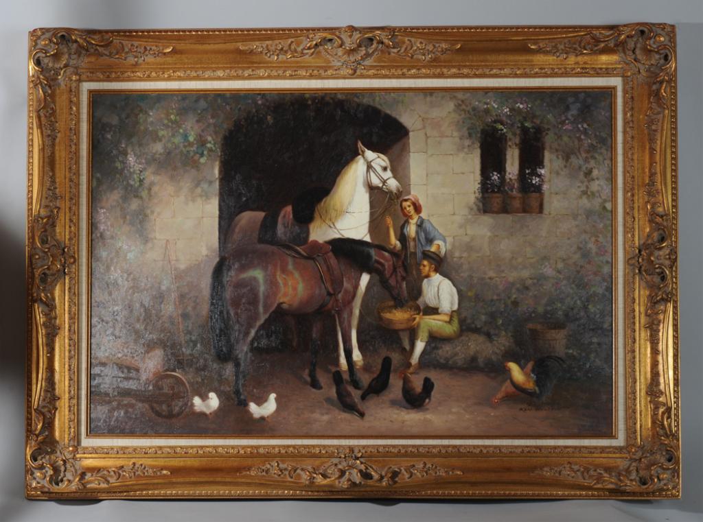 Large Oil on Canvas by Ken Houston (1 of 5)