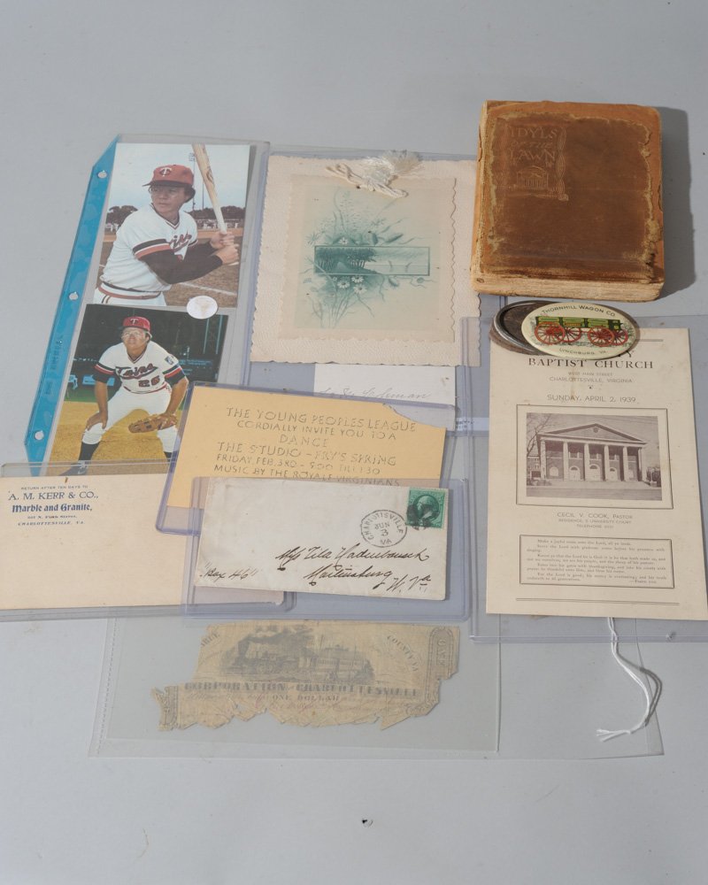 Lot Charlottesville Virginia Ephemera + (1 of 5)