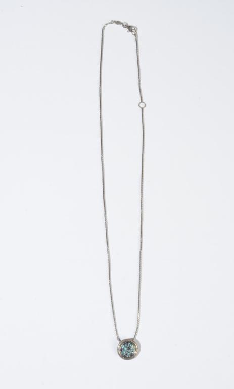 John Hardy Sterling & Stone Pendant Necklace (1 of 3)