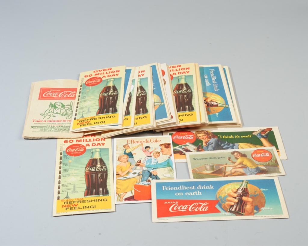 Large Lot Vintage Coca Cola Blotters (1 of 6)