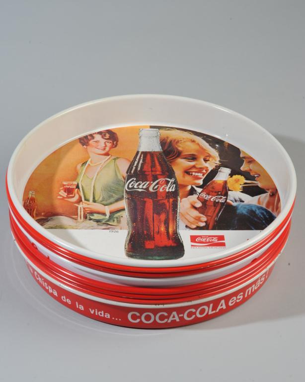 Lot of 8 Mexican Coca Cola Trays (1 of 9)