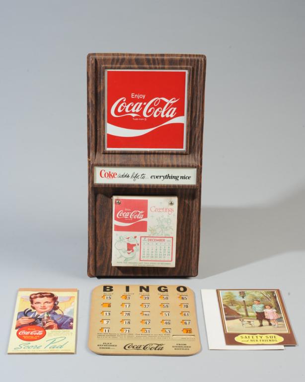 Coca Cola Bingo Card, Score Pad, Calendar, etc. (1 of 6)