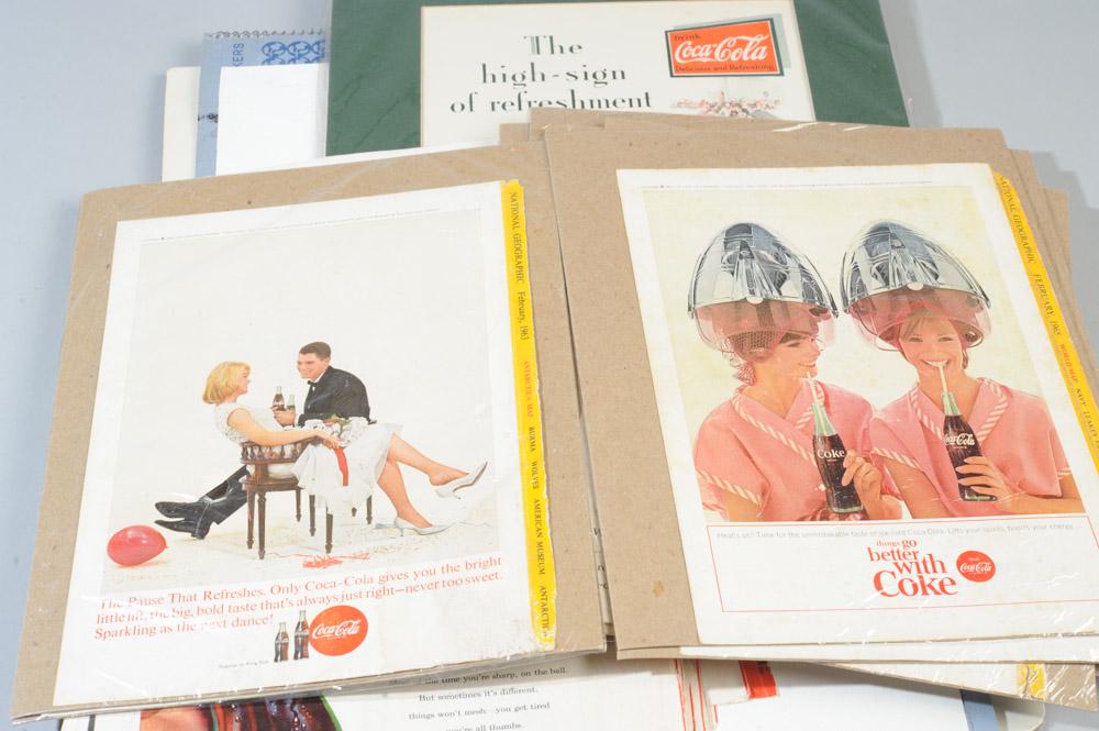 Large Lot Coca Cola Ads (1 of 9)
