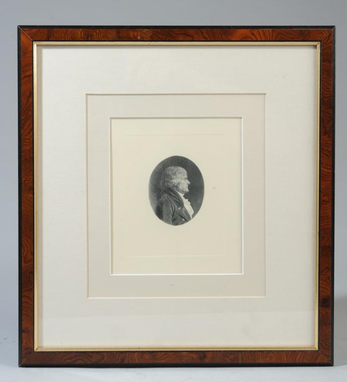 Charles Saint-Memin Portrait of Thomas Jefferson (1 of 2)