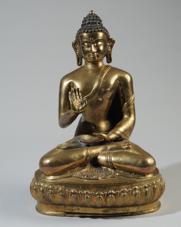 15" Brass Buddha Figure (1 of 6)