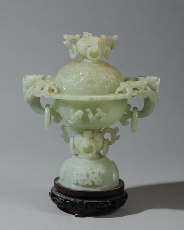 Chinese Reticulated Jade Censer (1 of 7)