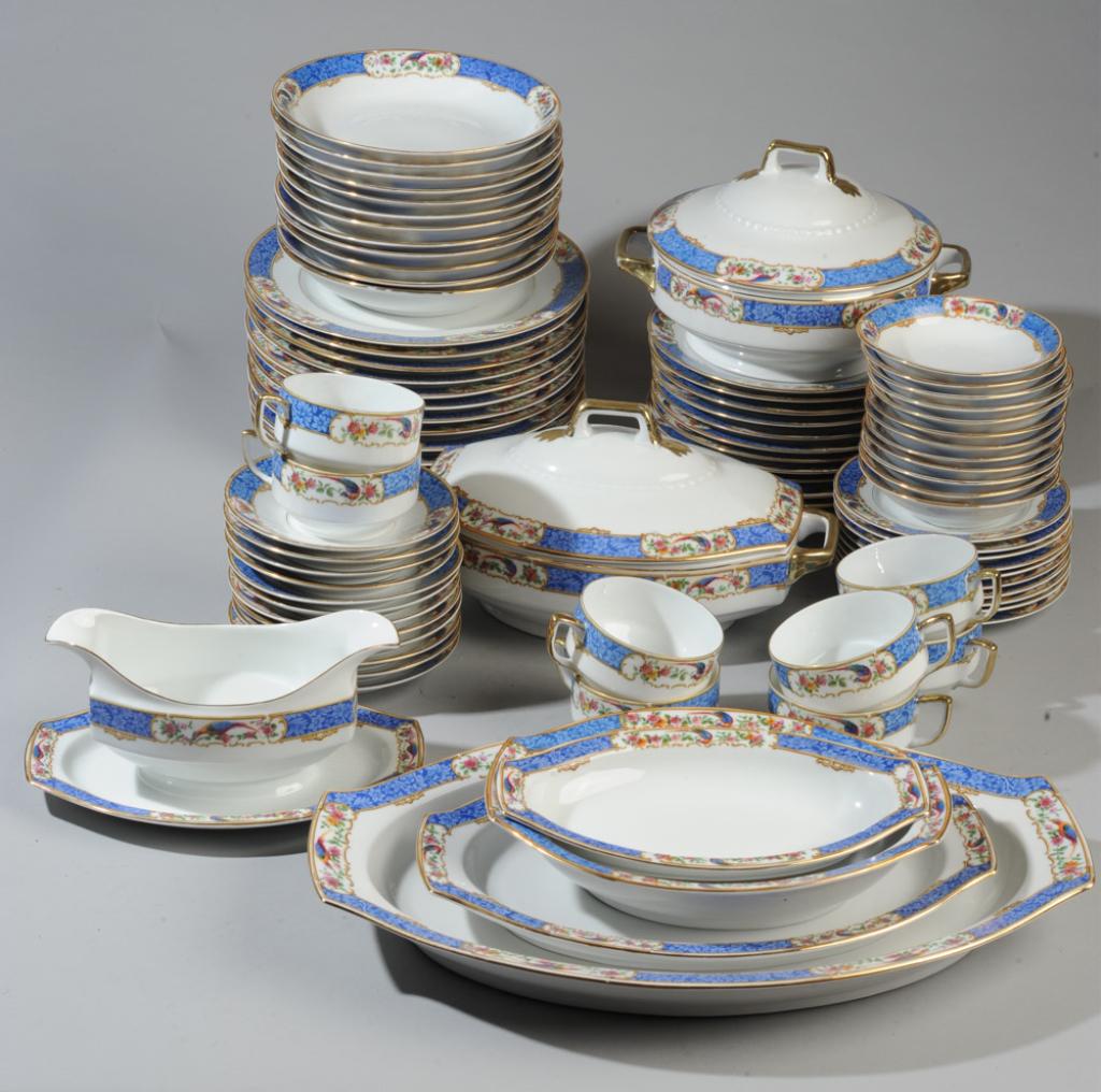 85 Pieces White Block Germany Porcelain (1 of 7)