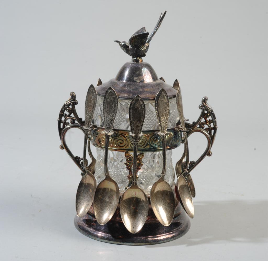 Victorian Sugar Bowl Spoon Holder (1 of 8)