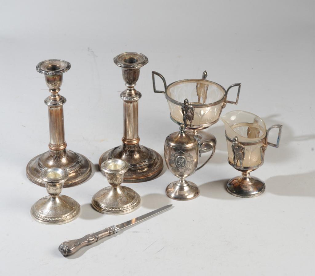 Mixed Grouping Weighted Sterling / Silverplate etc (1 of 4)