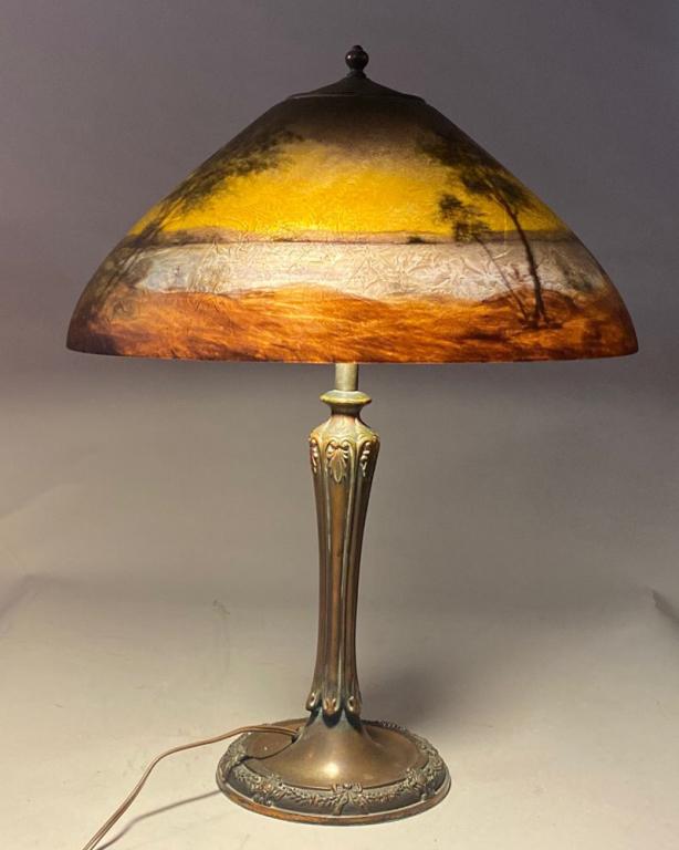 Jefferson Reverse Painted Scenic Table Lamp (1 of 5)