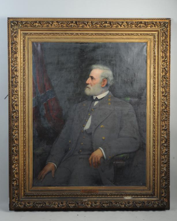 Oil on Canvas Portriat of Robert E. Lee (1 of 9)