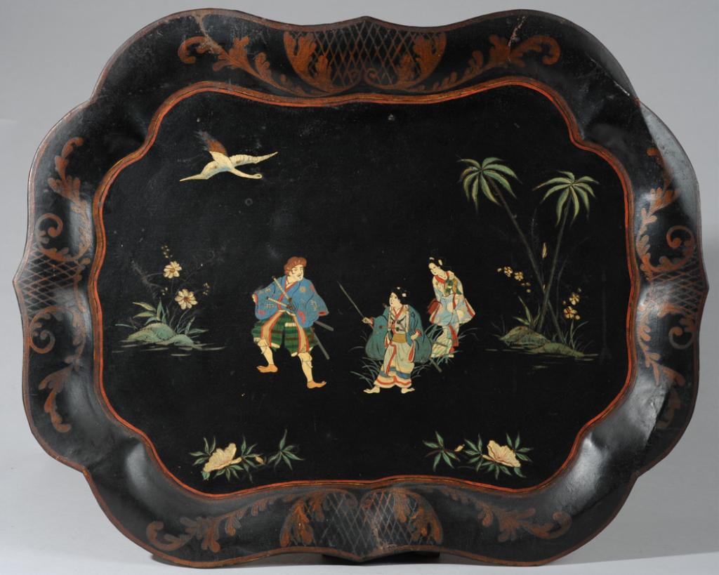 19th C. Chinoiserie Tole Tray (1 of 7)