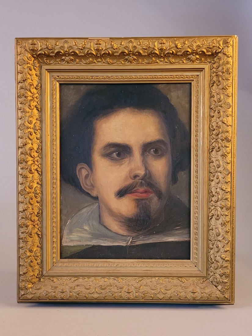 Oil on Panel of Young Man (1 of 3)