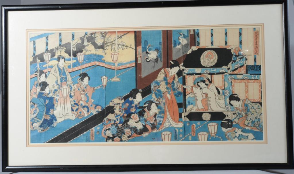 Utagawa Kunisada Japanese Woodblock Print (1 of 5)