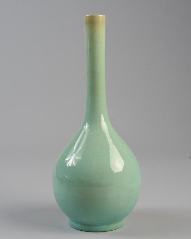 Antique Asian Celadon Bottle Vase (1 of 6)