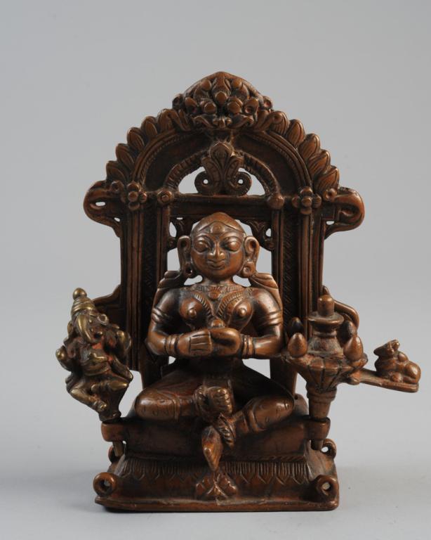 Indian Bronze Alloy Shrine Group (1 of 6)