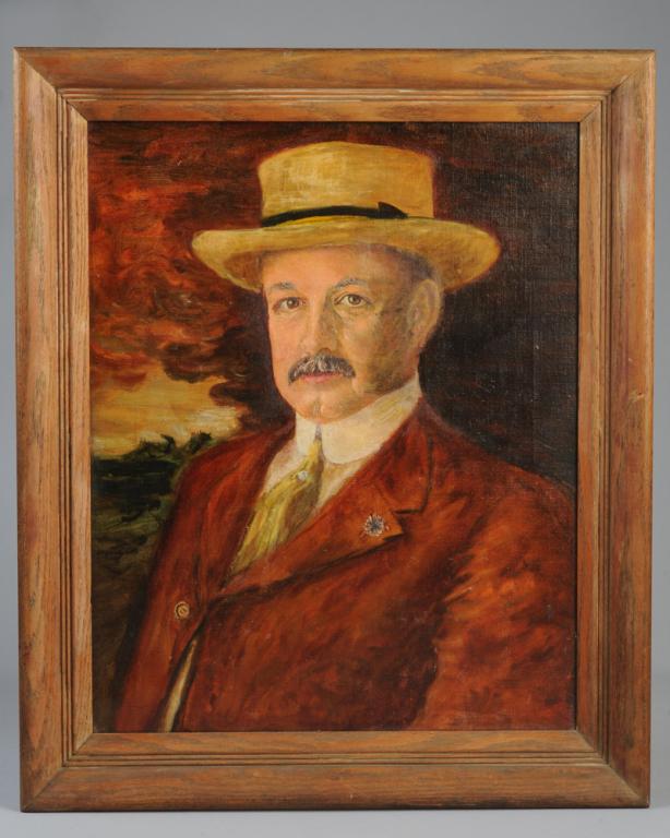 Oil on Canvas Portrait of Henry Clay Pierce (1 of 4)