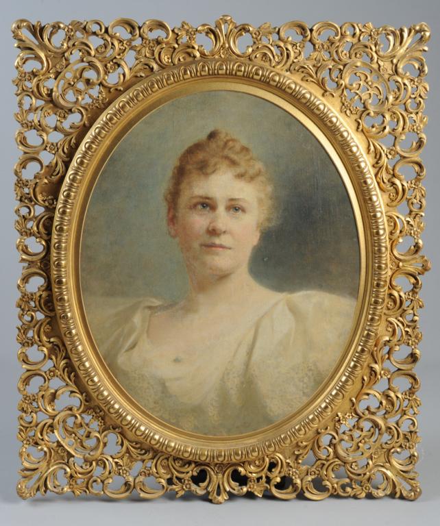 Oil on Canvas Portrait of Mrs. Henry Clay Pierce (1 of 6)