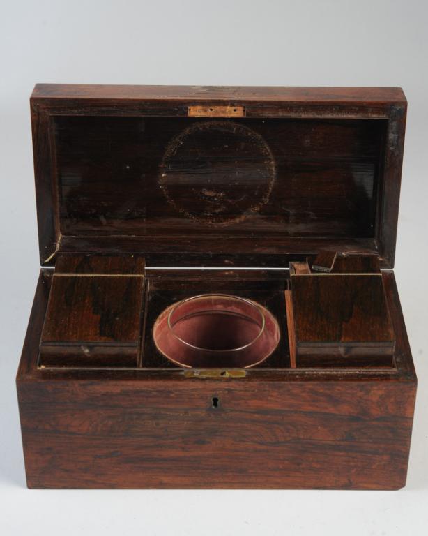 Regency Rosewood Tea Caddy (1 of 12)